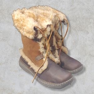 Born Size 11 Chestnut Nome W6949 Rawhide Boots Women's